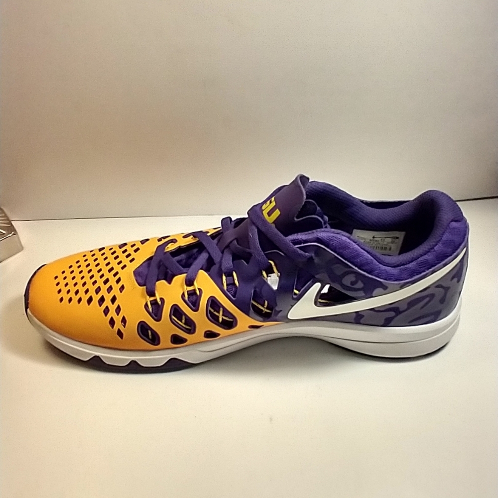 Nike Train Speed 4 AMP LSU Tigers NCAA Sneakers Shoes Men's sz 10. - Picture 5 of 10